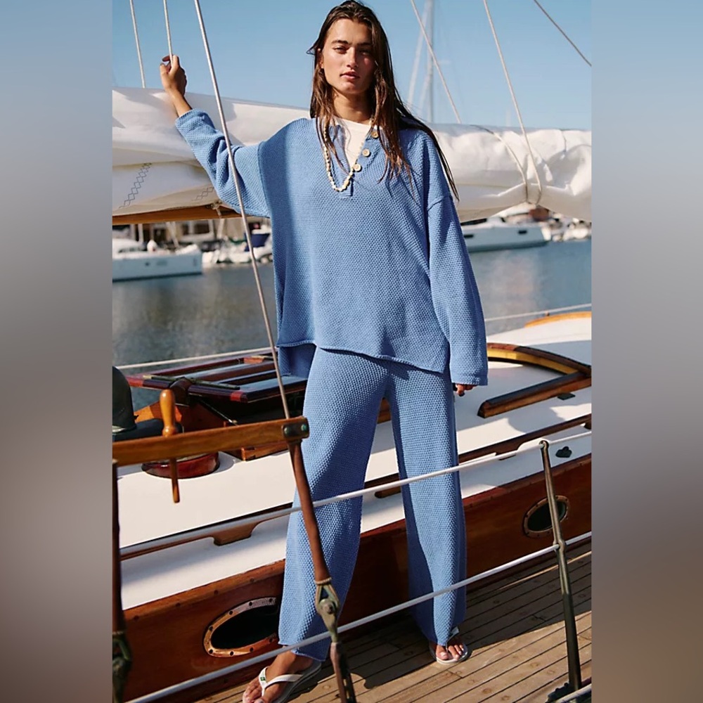 Free people hailey sweater set